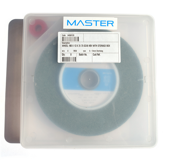 Master Grinding Wheel 180 x 13 x 31.75mm GC46 K8V - with storage box